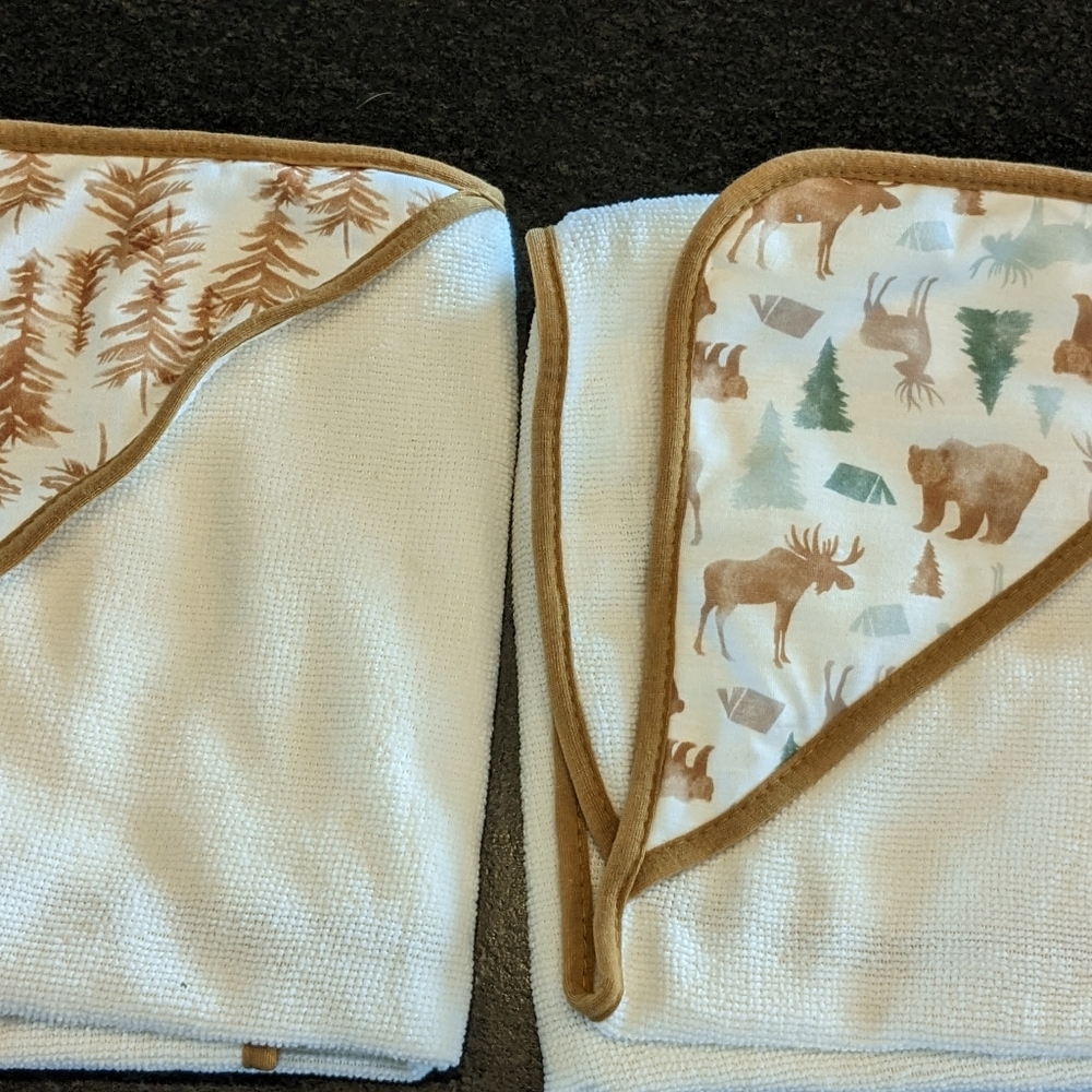 NWOT. TWO. Bath towel wraps.